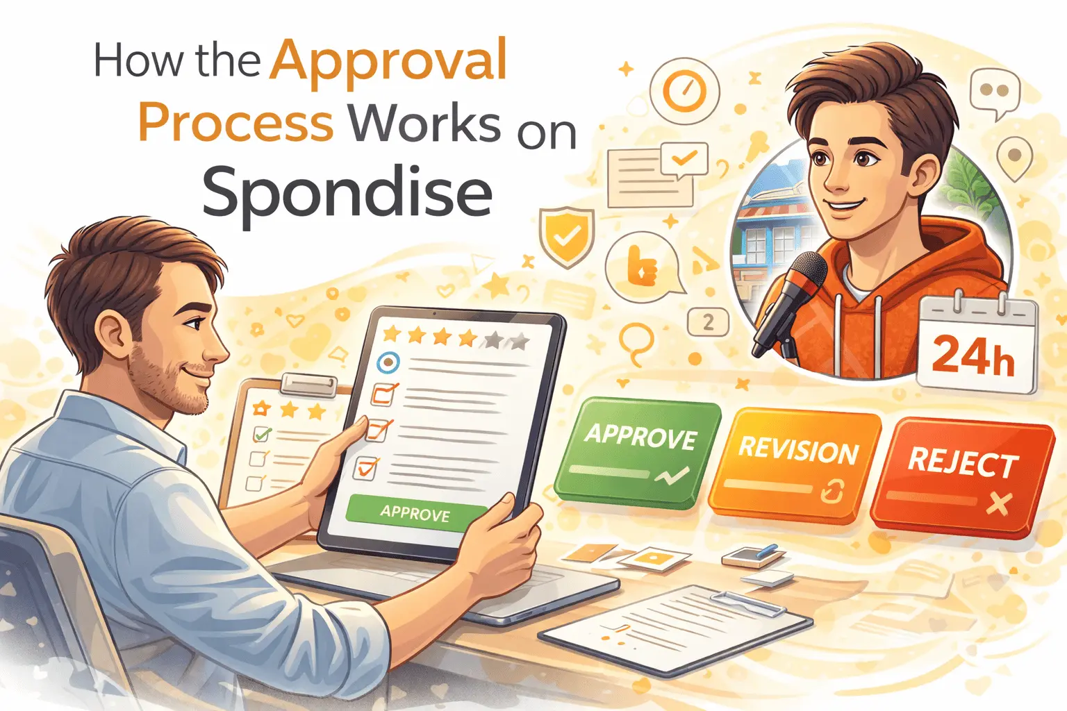 How the Approval Process Works on Spondise Image